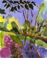 The Bank scenery abstract fauvism Henri Matisse